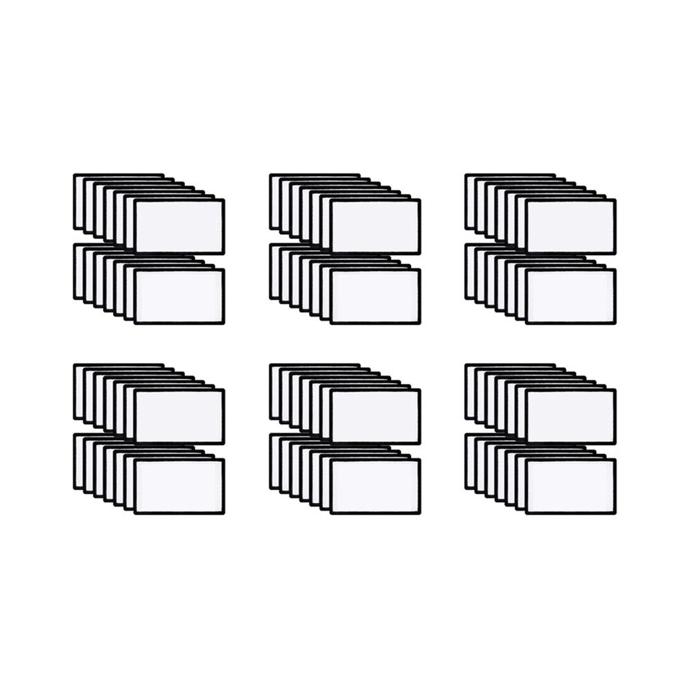 84 Pcs Sublimation Patches Blank Fabric Ironing Rectangular Blank Patches Fabric Repair Patches For Clothes, Hats 6031955040654