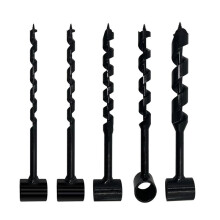 Portable Hand Wood Punch Manual Auger Drill Carbon Steel Survival Bit for Outdoor Camping Tools