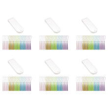 Blank Clear Acrylic Bookmarks 120Pcs Rectangle Transparent Acrylic Book Markers with 120Pcs Small Bookmark Tassels
