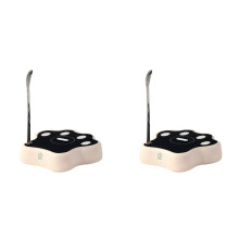 2X Magnetic Stirrer, Lab Mixer with Stir Bar, Portable Electric Stir Plate for Coffee, Milk, Laboratory Use A