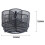 5-Compartment Iron Utensil Holder Kitchen Organizer Pen Holder Storage Tube 6
