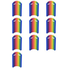 10X Kids Adults Rainbow Swimming Kickboard Foam Float Kick Board Pool Training Aid Float Hand Foam Board Tool
