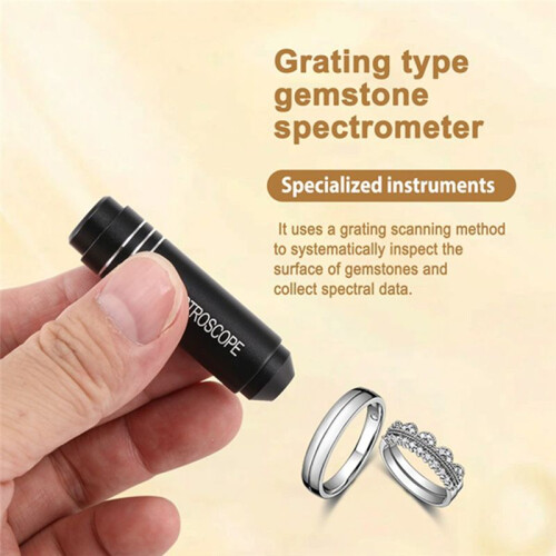 Gemstone Identification with the Handheld Diffraction Spectroscope and Heavy Duty Calcite Dichroscope 1