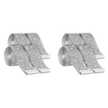 8 Rolos de Tiras de Strass Autoadesivas, Fita de Strass Fita de Diamante para Artesanato, Fita de Strass FaçA Você Mesmo