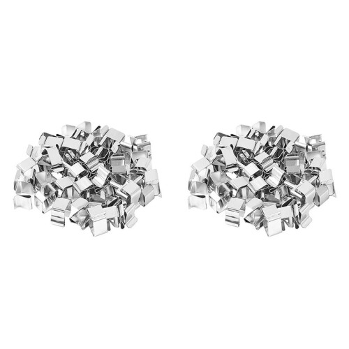100PCS Gutter Clips for Hanging Outdoor Lights Christmas Light Clips for Outside String Lights  Gutter Clips