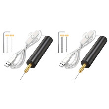 2X Elektrisches USB--Bohrer-Set, USB-Bohrer, Rotationswerkzeuge, Gravierstift, Bohren, Schmuckwerkzeuge mit Bohrern, Elektrowerkzeuge