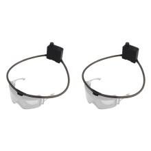 2X Goggles Defogger Glasses Defog Fan Kits with Rubber Seal for Outdoor Off-Road Motorcycle