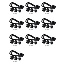 10 Set Track + Track Drive Wheel / Track Wheel + Bearing Wheel Tank Car Chassis Robot Wall Power Model Kit