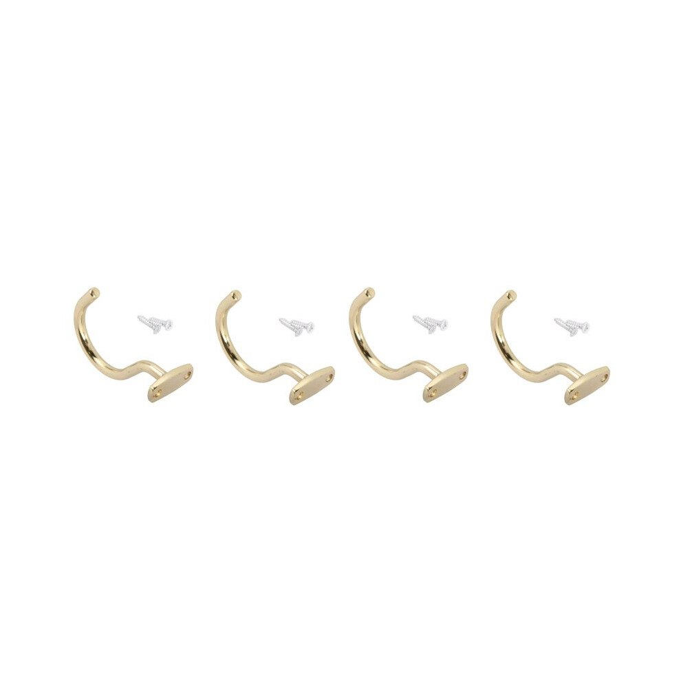 4 Pieces Snooker Billiard Table Cue Brass Hook Suit For Hold Bridge Stick Pool Rack Billiard Table Cue Brass Hook 6032967335066
