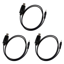 3X USB Programming Cable for GP88S GP2000 GP3688 GP3188 CP040 CP160 CP200 EP450 Walkie Talkie