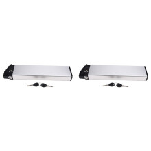 2X 36V 48V Electric Car Bike Lithium Battery Box Folding Bicycle Battery Battery Case Aluminum Alloy Only Shell