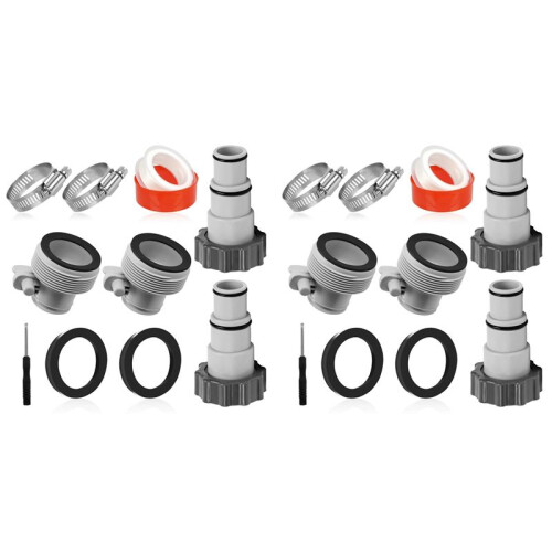 2X Pool Hose Adapter, Adapter A for Pool, Hose Adapter Pool, Pool Hose Adapter Set, Hose Adapter for Pumps