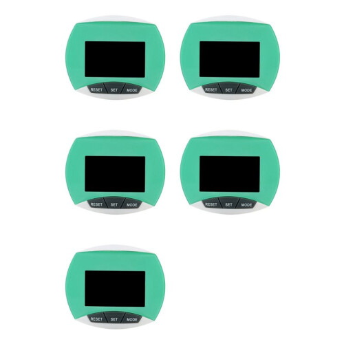 5X Pedometer Seniors Step Counter for Walking Electronic Accurate Step Tracker for Walking Running