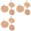 9X Hanging Fruit Basket ForKitchen, Hanging Wall Fruit Vegetable Baskets, Handwoven Decorative Hanging Kitchen Baskets 1