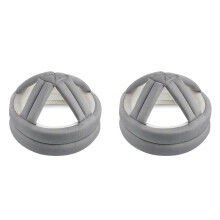 2X Elderly Protective Helmet, Safety Helmet Adjustable Breathable Seniors Fall Prevention Heads Protection Cap Gray