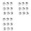 27 Bicchieri da Discoteca, Bicchieri da Discoteca da 20 OZ con Cannucce e Coperchio, Bicchieri da Cocktail Riutilizzabili con Sfera Flash per Feste 1
