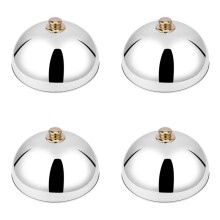 4X Stainless Steel Dome Dish Cover Table Food Cover Food Cover Western Restaurant Cover Teppanyaki Dish Cover