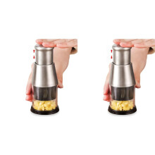 2X Garlic Press Multifunctional Manual Garlic Cutter for Mincing Garlic
