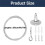 4 Pack 6ft Ceiling Sign Hanger Wire Kit, 2m Adjustable Suspension Hanging Cable Wire with Hook Wall Mount Cable 6