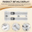 2X Kitchen Storage Rotating Rack Multi-Layer Storage Rack Cabinet Food Ingredient Storage Pull-Type Rotating Spice Rack 10