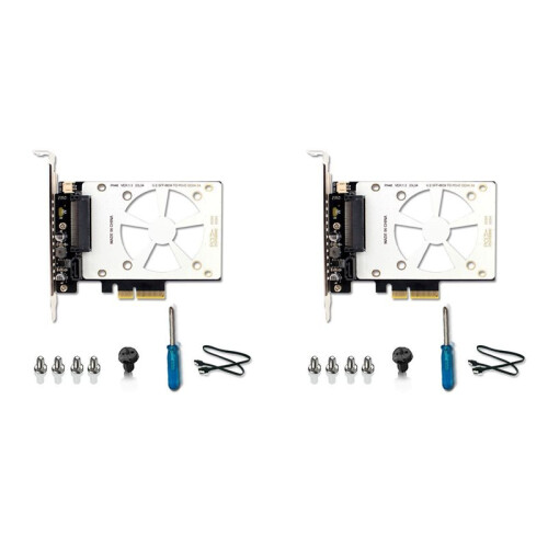 2X Scheda Riser U.2 da SSD A PCIE4.0 Scheda di Espansione PCI Express 4.0 X4 X8 X16 SFF-8639 per Windows8/10/Linux 1