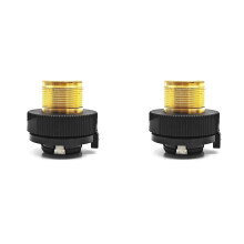 2X Gas Tank Adapter CGA600(1In-20UNF) Naar 220g Butance Cartridge Soldeerlassen MAPP Propaan Gasbrander Verwarmingsbrander Adapter
