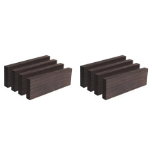 8 Stuks Onafgewerkte Ebbenhouten Bord voor DIY Gitaar Accessoires Elektrische Gitaar Gitaar Muziek Gitarist 120x40x10mm