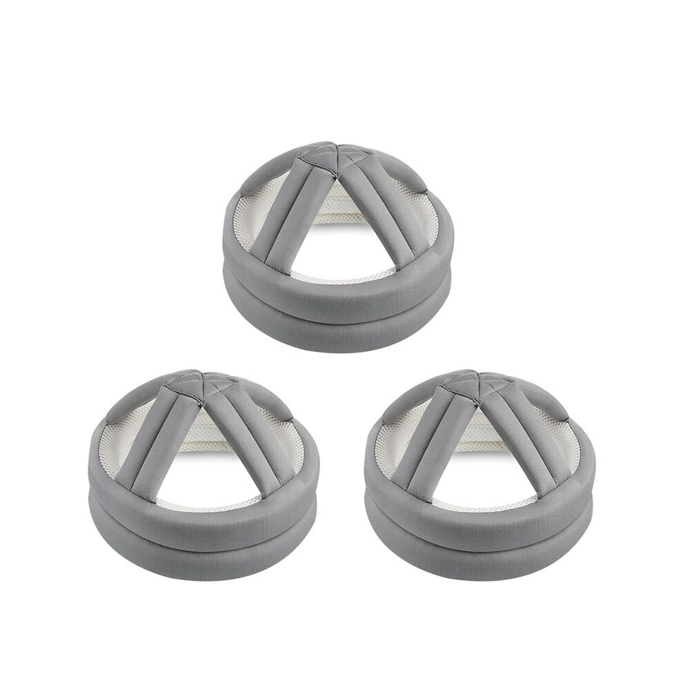 Gray 3X Elderly Protective Helmet, Safety Helmet Adjustable Breathable Seniors Fall Prevention Heads Protection Cap