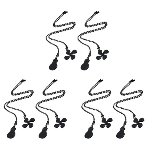 12X Ceiling Fan Pull Chain Fan Extension Chain Fan Chain Pulls Decorative 12 Inch Ceiling Fan Chain Extender Ornament C 1
