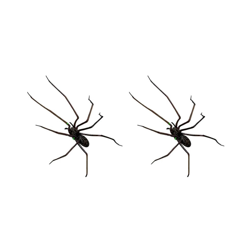 Semoic 2X Spider Fridge Magnet, Realistic Spider Magnets, Cute Spiders Design Decorations For Refrigerator, Garage Door, A