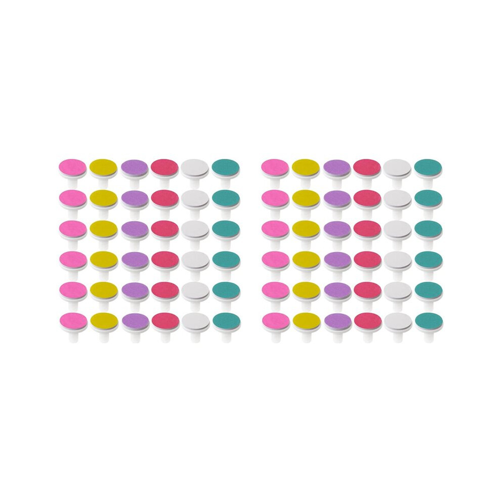 72Pcs Baby Nail File Pads Nail Trimmer Replacement Pads Electric Baby Nail Grinding Heads For Standard Electric Semoic