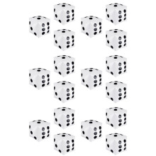 18 Pack Jumbo Inflatable Dice 12 Inch  Inflatable Jumbo Dice Large Inflatable Dice for Game Pool Toys