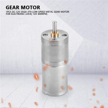 2X 25GA-370 12V Gear Box Motor Speed Reduction Geared Motor for Electronic Lock(300RPM)
