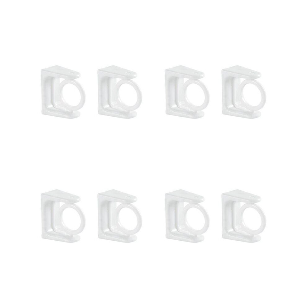 Semoic 8X 360 Rotatable Retractable Pole Fixator For Non-Drilling Strong Adhesive Hooks Towel Rod Shower Curtain Rod Bracket