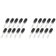 20x Télécommande RF 433 MHz, Code D'Apprentissage EV1527 pour Ouvre-Porte de Garage