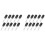 20x 433 MHz RF Remote Control, Learning Code EV1527 for Gate Garage Door Opener 1