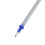 100 Pcs 0.7mm Tip Gel Silver Tone Ink Pen Refill Replacement 5
