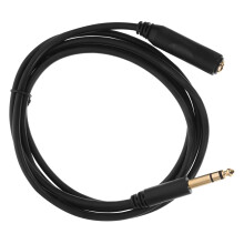 Shielded Noise Reduction Audio Extension Cable Male to Female PVC Cord for Guitar Stereo