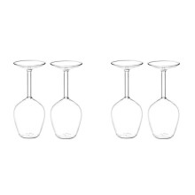 14Fl Oz Upside Down Cocktail Glass Upside Down Martini Glass Wine Glass Unique Fun Upside Down Wine Glass Inverted 4Pcs