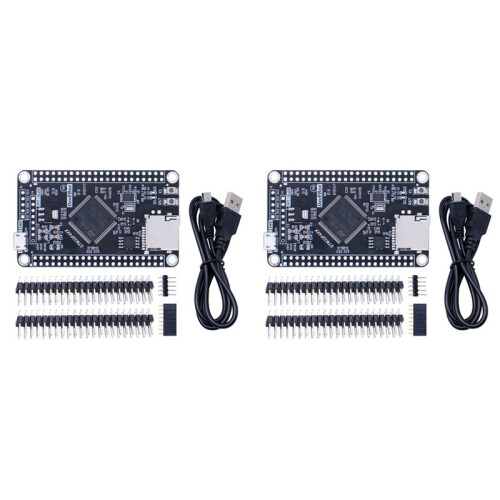 2X STM32F407VGT6 Development Board STM32 System Core Board F407 Single-Chip Learning Board with USB Cable