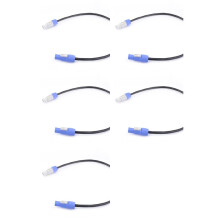 5X PowerCON 3x1.5mm² Single Phase Extension Cable 3 Core Power Connect Cable Stage Light LED Light Event Show, 1 Meter