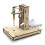 Desktop Drill Students Science and Technology Small Production Invention DIY Wooden Board Drilling Model Tools 4