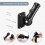 6X Flag Pole Holder Mounting Bracket Adjustable Flagpole Rod Hitch Bracket Multi-Position Flag Pole Bracket,Black 8