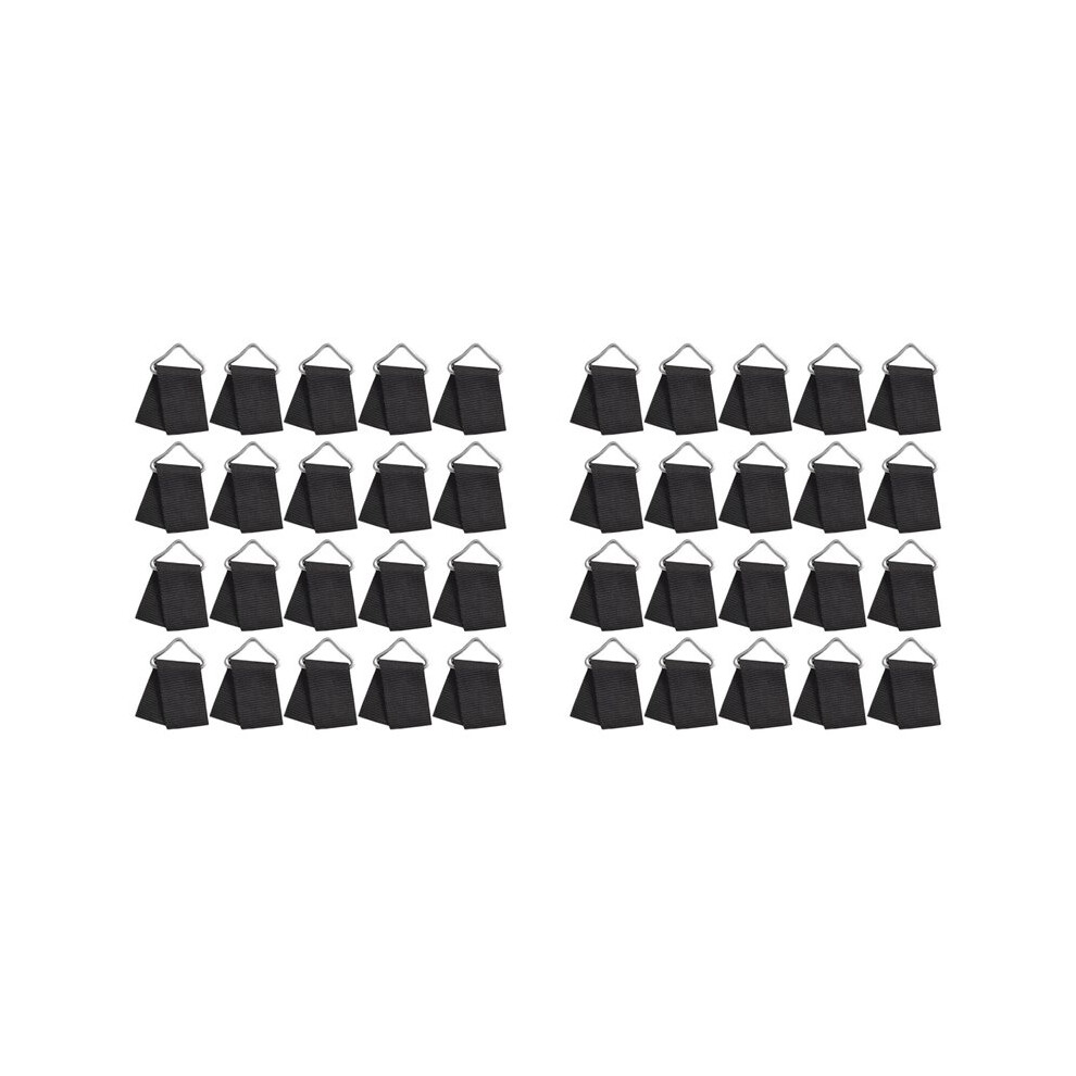 Photos - Trampoline Accessory 40 Sets Trampoline Spring Buckle Triangle Rings Buckle Trampoline Triangle Buckle V- Shaped Ring 