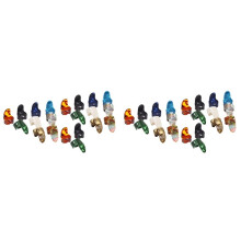 Finger Picks, Medium, Flat Thumbpicks, Celluloid Guitar Finger Picks (48 Pieces Forefinger Picks)