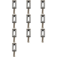 60 Stueck E-Gitarre Bruecke Saettel Flach Satz Fuer Strat Tele Gitarre Ersatz