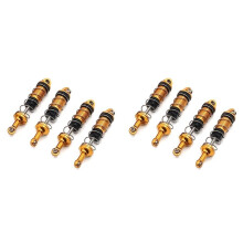 8 Peças Amortecedor de Metal Amortecedor para SCY 16101 16102 16103 1/16 RC Carro AtualizaçõEs Peças Acessórios, Amarelo