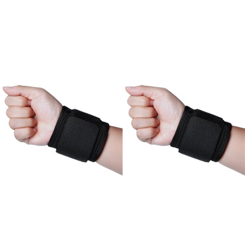 2X Wrist Brace, Wrist Wraps Carpal Tunnel Flexible, Highly Elastic, Adjustable, Comfortable and Multi-Functional A