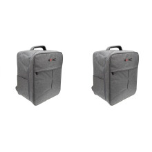 2X RC Car Storage Bag Handbag Backpack for Axial SCX10 TRX4 Slash HQ727 Short Truck 1/10,Grey