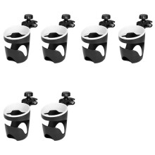 Bootsschienen-Getränkehalter Universal-Getränkehalter 360-Grad-Drehung, Verstellbare Klemme, Boots-Getränkehalter, 6St